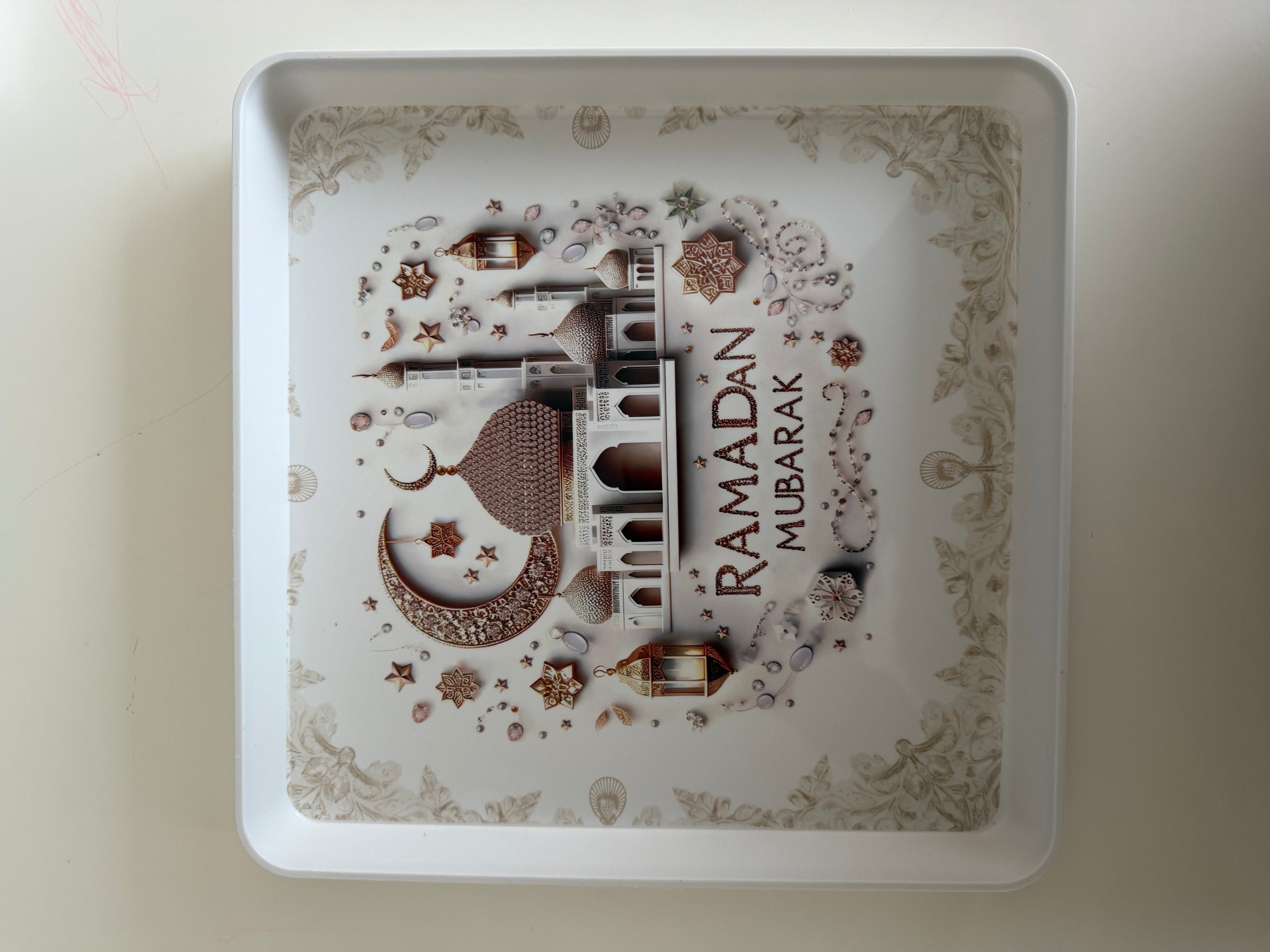 Pack 3 plateaux Ramadan Mubarek